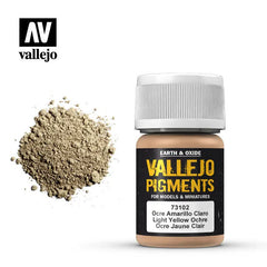 Vallejo Pigments: Light Yellow Ochre 35ml