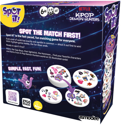 Card Games, Spot It! KPop Demon Hunters