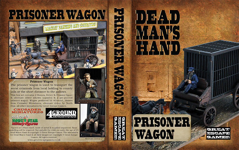 Dead Man's Hand: Prisoner Wagon Set