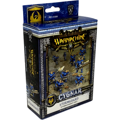 Miniatures, Warmachine: Cygnar – Stormguard Storm Knight Unit