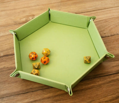 Accessories, LPG Hex Dice Tray 8 Inch Green