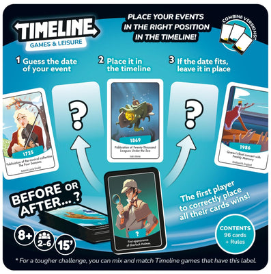 Science and History Games, Timeline: Games & Leisure