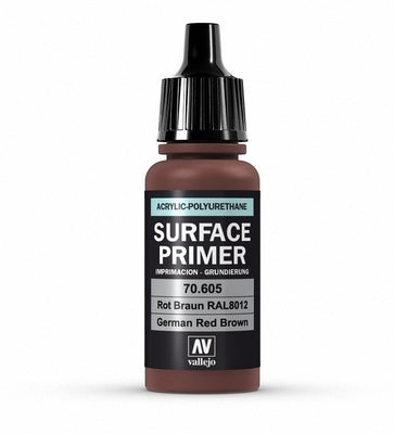 Hobby Paint, Surface Primer: German Red Brown 17ml