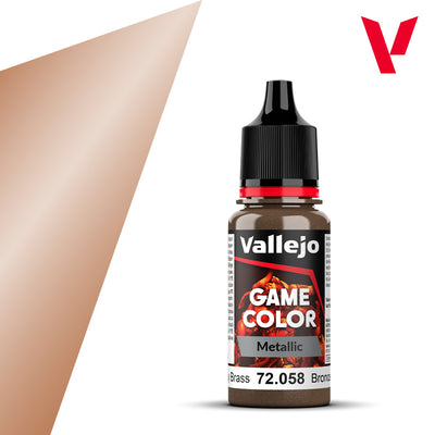 Hobby Paint, Game Metallic: Brassy Brass 18ml