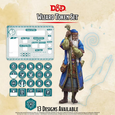 Accessories, D&D Class Token Set Wizard
