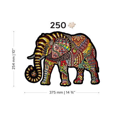 Jigsaw Puzzles, Magic Elephant 250pc Wooden Puzzle