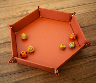 Accessories, LPG Hex Dice Tray 8 Inch Red