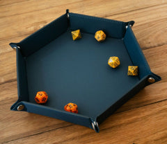 LPG Hex Dice Tray 8 Inch Blue