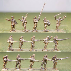 Union Infantry Charging / Level Muskets / with Command