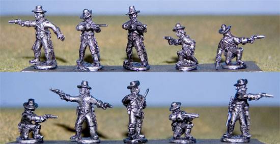Dismounted Confederate Cavalry