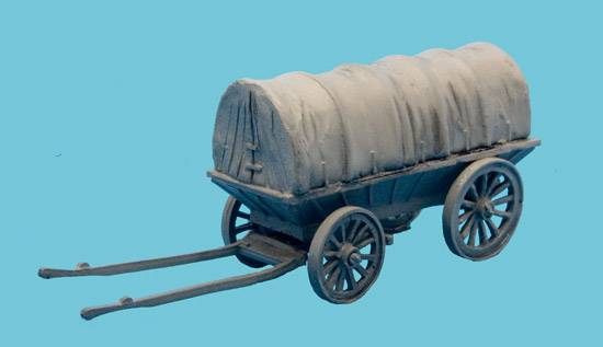 4 Wheeled Late British Napoleonic Ammunition Wagon