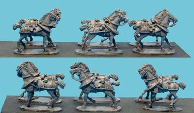 All Products, British Napoleonic Limber Horses Without Riders