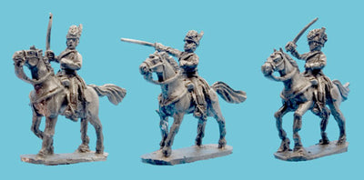 Miniatures, British Light Dragoon Charging in Tarleton Helmet