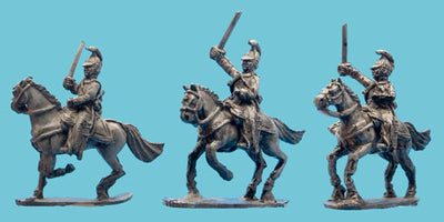 Miniatures, Austrian Dragoon or Cheval Leger Charging