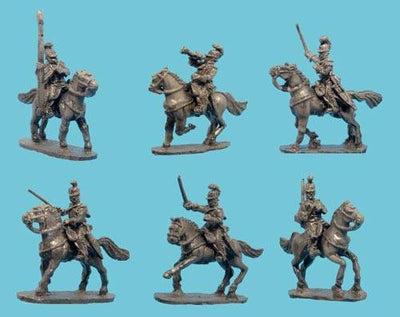 Miniatures, Wurttemburg Jaeger Chasseurs with Commander