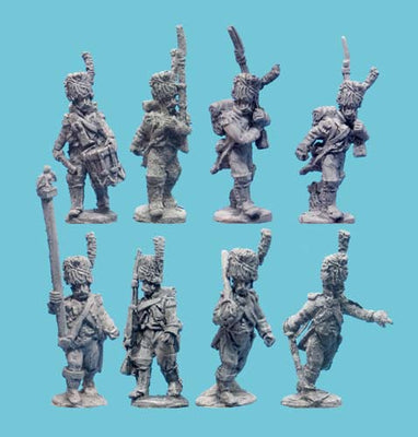 Miniatures, Old Guard Chassuers with Command