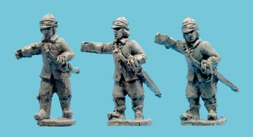 ECW Unarmoured Pikemen w/ Hats - Pikes Not Included!