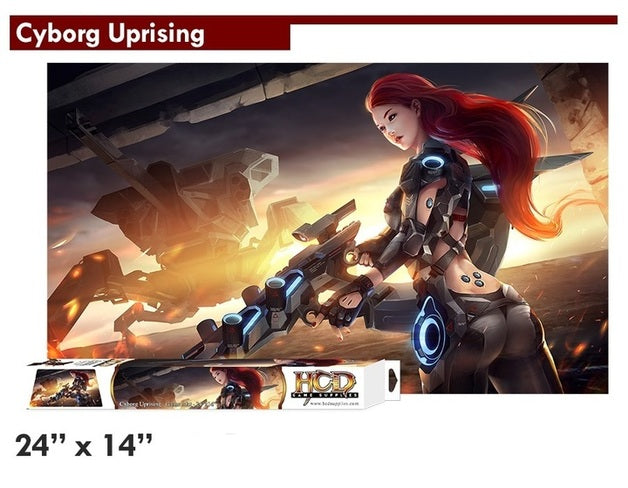 Cyborg Uprising Playmat