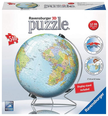 3D Jigsaw Puzzles, World Globe 3D 540PC