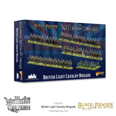 Miniatures, Warlord Games Epic Waterloo British Light Cavalry Brigade