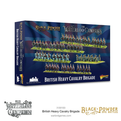 Miniatures, Warlord Games Epic Waterloo British Heavy Cavalry Brigade