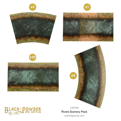 All Products, Warlord Games Epic Rivers Scenery Pack