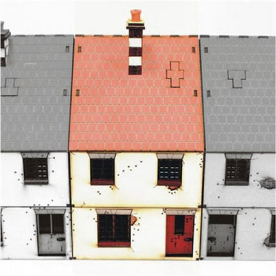 Products, 28mm Terrain: Mid Terrace-House Type 1
