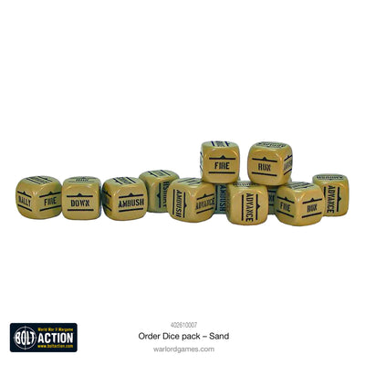 All Products, BOLT ACTION ORDERS DICE SAND
