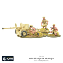 8th Army 6 Pounder Anti-Tank Gun