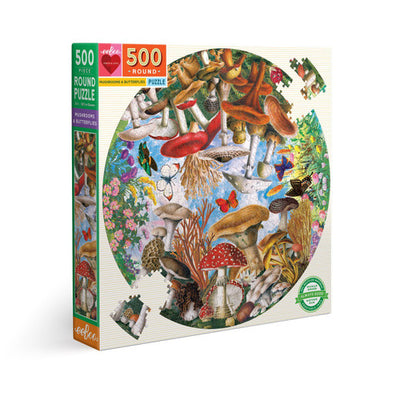 Jigsaw Puzzles, Mushrooms & Butterflies 500PC