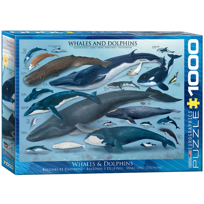 Jigsaw Puzzles, Whales & Dolphins - 1000pc