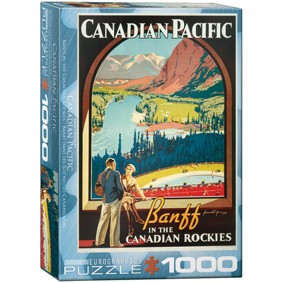 Jigsaw Puzzles, Banff in the Canadian Rockies - 1000pc