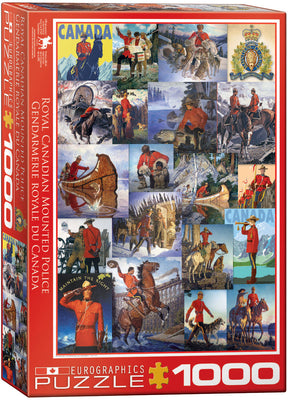 Jigsaw Puzzles, RCMP Collage 1000PC