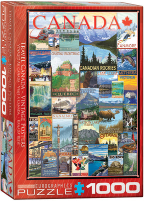 Jigsaw Puzzles, Travel Canada Posters 1000PC