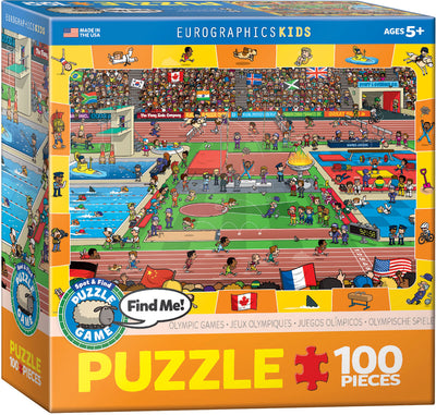 Kid's Jigsaws, Spot & Find Olympics 100PC