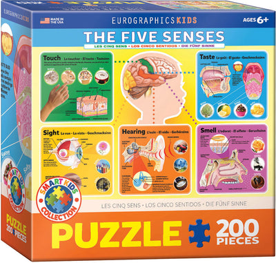 Kid's Jigsaws, The Five Senses 200PC