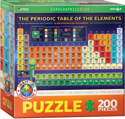 Kid's Jigsaws, The Periodic Table of Elements 200PC