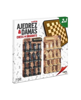 Traditional Games, Ajedrez Chess & Draughts Set