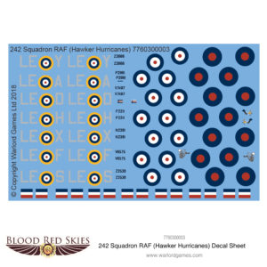 Products, 242 SQDN Hurricanes Decals