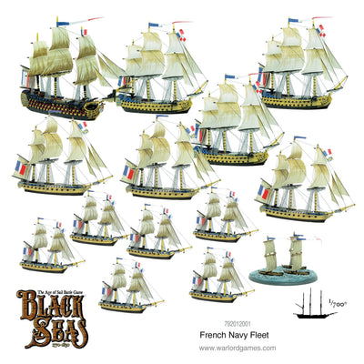 Miniatures, Black Seas: French Navy Fleet