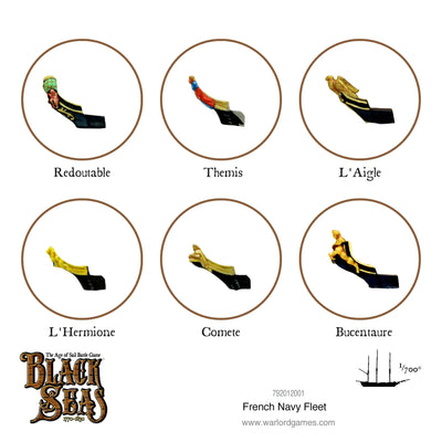 Miniatures, Black Seas: French Navy Fleet