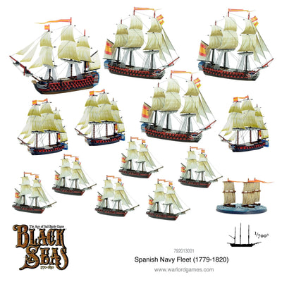 Miniatures, Black Seas: Spanish Navy Fleet