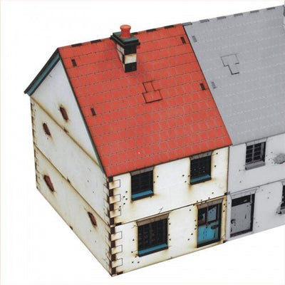 Products, 28mm Terrain: Pre-painted Left Side Semi Detached Type 1