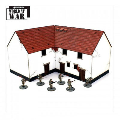 Products, 28mm Terrain: Lofted Corner Stables
