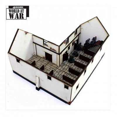Products, 28mm Terrain: Lofted Corner Stables