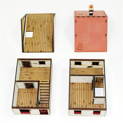 Products, 28mm Terrain: Mid Terrace-House Type 1