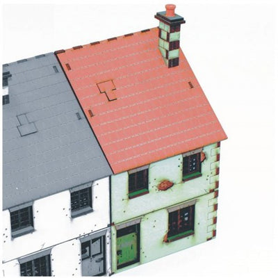 Products, 28mm Terrain: Pre-painted Right Side Semi Dettached Type 1