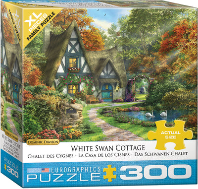 Kid's Jigsaws, White Swan Cottage by Dominic Davison 300PC