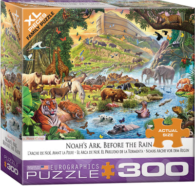 Kid's Jigsaws, Noah's Ark Before the Rain by Steve Crisp 300PC