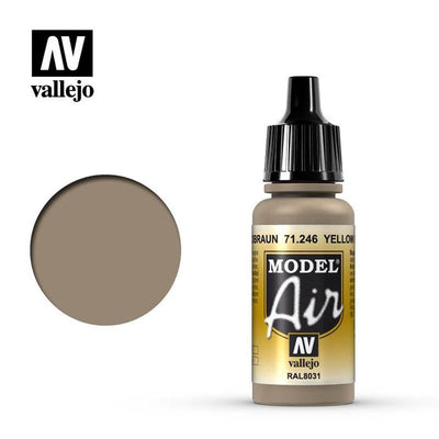 Hobby Paint, Model Air: Yellow Brown 17ml